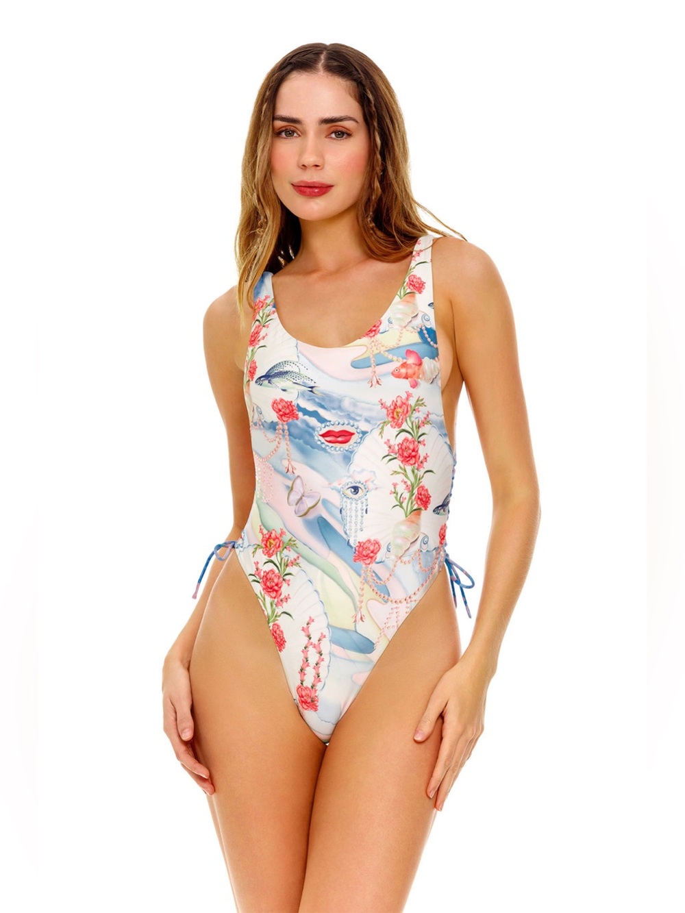 NWT Agua Bendita Tribeca One Piece Swimsuit